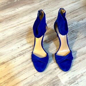 Suede Dress Sandal | 3” heel | Excellent Condition